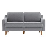 Atelier Del Sofa 2-Seat sofa robin 2 fog grey walnut | Eponuda.com