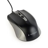  Miš GEMBIRD MUS-4B-01, optical, black/space gray, 1000dpi, 3 button | Eponuda.ba