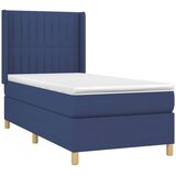  s oprugama i madracem plavi 100 x 200 cm od tkanine | shoptok.hr