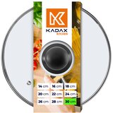 KADAX Stekleni pokrov 30 cm Univerzalna ponev, odporna na vročino, (5000355907) | Shoptok.si