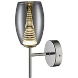 Schuller Meglica stenska svetilka 1l LED, krom, (21006427) | Shoptok.si