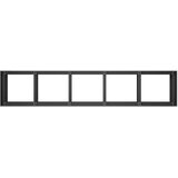  Vrtna saksija Crna 200 x 40 x 60 cm Čelična vrata | shoptok.hr