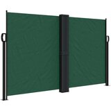  Zložljiva stranska tenda temno zelena 140x1200 cm | Shoptok.si