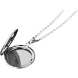 INF Ogrlica z okroglim foto medaljonom iz nerjavečega jekla Silver, (21237812) Cene