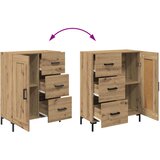 Kreveta hrast artisan 69.5 x 34 x 90 cm Konstruirano drvo | shoptok.hr