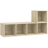  2-dijelni set TV ormarića boja hrasta sonome konstruirano drvo | Eponuda.com