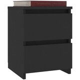 vidaXL Noćni ormarići 2 kom crni 30 x 30 x 40 cm od iverice | shoptok.hr
