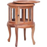vidaXL Vitrina prirodna boja 50 x 50 x 76 cm masivno drvo mahagonija | shoptok.hr
