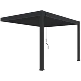 Bioklimatska pergola INTRO PLUS 4×3 m, aluminij – za pričvršćivanje na zid