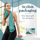 NUJË 2x 125×50cm fitnes brisača iz mikrovlaken | Shoptok.si