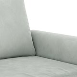  2-dijelni set sofa s jastucima svjetlosivi baršunasti | shoptok.hr
