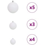 vidaXL Umjetnobožićnodrvce S LED lampica Zelena 150cm PVC | shoptok.hr