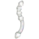 Rimba Xena - dupli stakleni dildo (proziran) | shoptok.hr