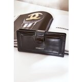  Women's Wallet Made Of Eco Leather Black Kalinessa Cijene