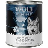 Wolf of Wilderness "The Taste Of" 6 x 800 g - Scandinavia - severni jelen, piščanec, losos Cene