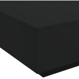  Stolić za kavu s LED svjetlima crni 80x80x31 cm | shoptok.hr