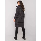 Fashion Hunters Black Alabama quilted winter jacket | Shoptok.si