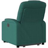  Naslonjač na podizanje od tkanine tamnozeleni | shoptok.hr