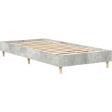  Okvir kreveta bez madraca beton siva 75x190cm konstruirano drvo | shoptok.hr