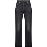 Levi's RIBCAGE STRAIGHT ANKLE Crna Cijene