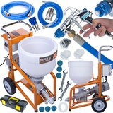 Rosfix MaxStream18 Stroj za Ometavanje – Brezkrtačni Motor 1800W, 12 l/min | Rezervoar 28L, 5m cev, CE-certificiran, (5000356522) cene
