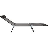  Sklopiva ležaljka za sunčanje Crna 182 x 55 x 85,5 cm Tekstilen | shoptok.hr