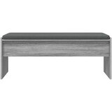 Klupa za hodnik s jastukom Siva Sonoma 103 x 38 x 40 cm | shoptok.hr
