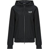 Ea7 Emporio Armani Jakne TRAIN CORE ID M HOODED PA - TRAIN CORE ID M HOODED PA Črna Cene