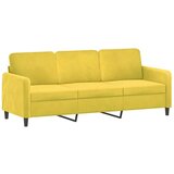 vidaXL 3-dijelni set sofa s žuti baršunast | shoptok.hr