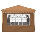  Zložljivi šotor za zabave Bež 288 x 288 x 245 cm Oxford tkanina, (5000212544) | Shoptok.si