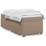  Krevet s oprugama i madrac cappuccino 80x200 cm od umjetne kože | shoptok.hr