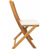  Sklopiva stolica s jastukom 6 pcs Bijelo 49 x 57,5 x 92 cm | shoptok.hr