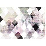  Tapeta - Rhombic Chessboard (Pink) 200x140 | shoptok.hr
