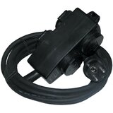 Kabel produžni vrtni četverostruki 3m IP44 | shoptok.hr