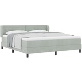 vidaXL Box Spring Krevet s Madracem Svjetlosiva 180x200 cm Baršun Cijene