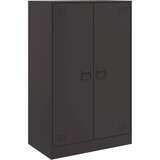  Komoda crna 67 x 39 x 107 cm čelična | shoptok.hr