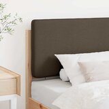  Tapecirani uzglavlje Smeđa i taupe 90 cm Čvrsto borovo drvo | shoptok.hr