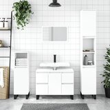 vidaXL Kupaonski ormarić bijeli 30 x 30 x 100 cm od konstruiranog drva | shoptok.hr