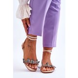 Boto Women's Sandals With Decorative Butterflies Beige Jeane | Shoptok.si