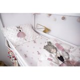 Butter Kings Bela/rožnata napenjalna otroška rjuha za otroško posteljico iz bombažnega satena 60x120 cm Pink Girl – | Shoptok.si
