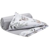 Medi Partners Blanket 75x100 cotton + cotton Waffle – Deer in leaves + gray Waffle Cene