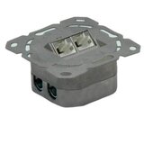 Secomp Value Cat6A/Cl.EA Flush WallMount Jack STP horizontalni beli ( 5862 ) | ePonuda.com