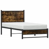  Metalni okvir kreveta bez madraca boja hrasta 75x190 cm | shoptok.hr