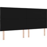 vidaXL Vzglavnik z diamantnim vzorcem Črn 200 cm Žamet, (22084007) | Shoptok.si