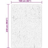  Tepih HUARTE kratkih vlakana mekani i perivi bež 160 x 230 cm | shoptok.hr
