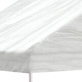  Sjenica s krovom bijela 20,07 x 2,28 x 2,69 m polietilen | shoptok.hr
