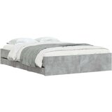  Okvir kreveta s ladicama siva boja betona 135x190 cm drveni | shoptok.hr