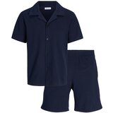 Jack & Jones Kratka pižama 'MATTHEW' mornarska Cene