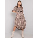 Och Bella Dress-TW-SK-BI-32556-1.62P-black-beige | Shoptok.si
