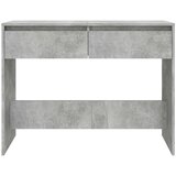  Konzolni stol boja betona 100 x 35 x 76,5 cm konstruirano drvo | shoptok.hr